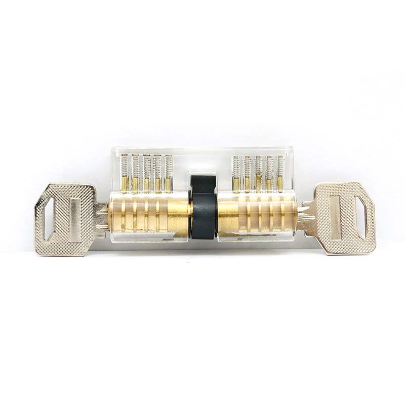 KLOM 18 Piece Lock Pick Set with 3 Transparent Training Locks