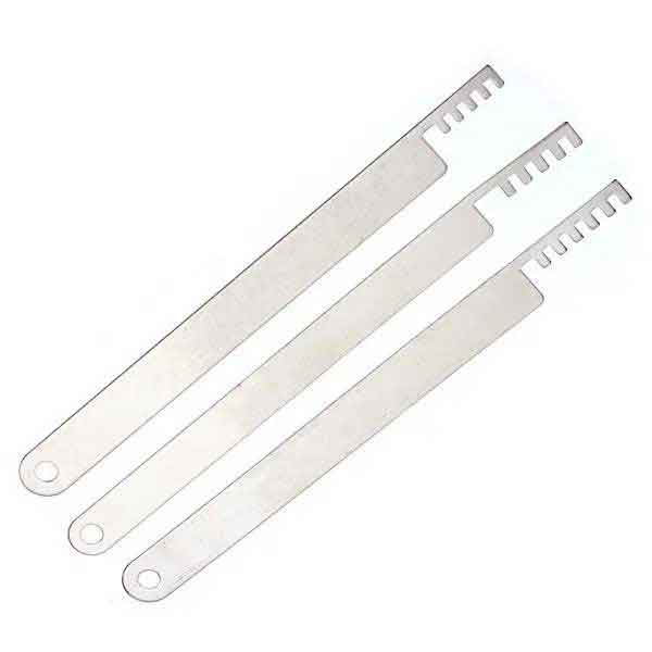 7 PCS Comb Lock Pick Stainless Steel Locksmith Tool