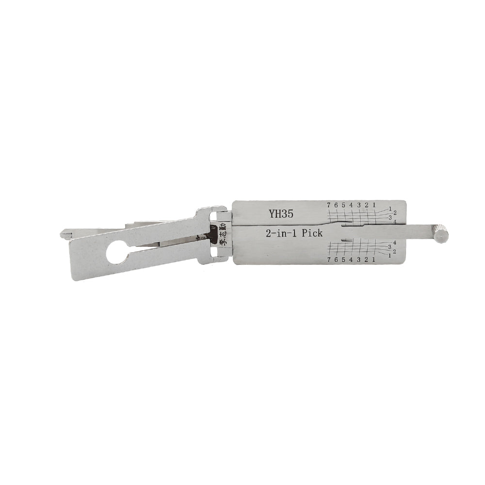 Lishi YH35 2 in 1 Decoder and Pick for Yamaha Motor Bikes (REVERSE OF YH35R)
