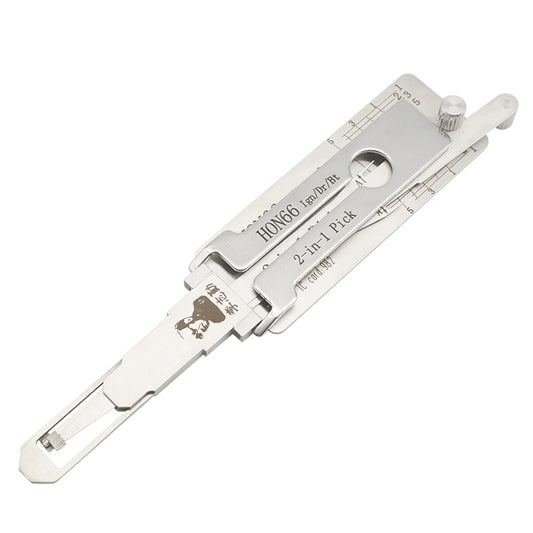 Original Authentic Lishi HON66 2 in 1 Car Door Lock Pick Decoder