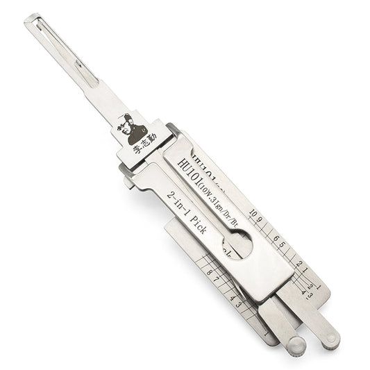 Original Lishi HU101(10) Lock Pick 2 in 1 Decoder and Pick for Ford