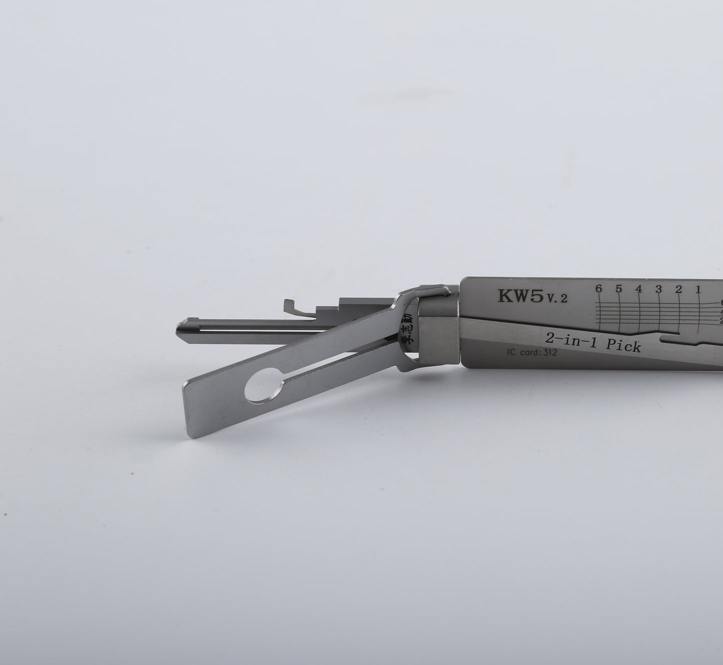 Original Lishi KW5 Lock Pick 2-in-1 Pick for 6-Pin Kwikset Keyway
