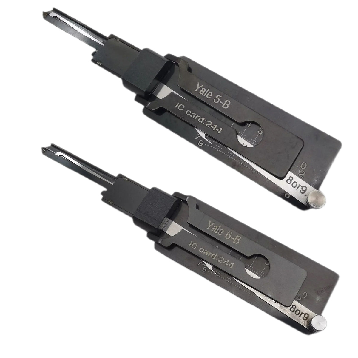 Lishi Style Yale-5B Lock Pick 2-in-1 Pick & Decoder for YALE 5-Pin Euro Lock Cylinder