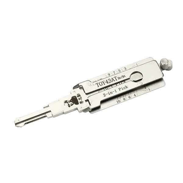 Original Authentic Lishi TOY43AT Toyota /  2-in-1 Pick Decoder / DR & BT
