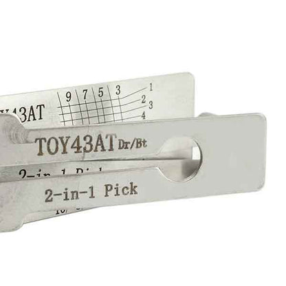 Original Authentic Lishi TOY43AT Toyota /  2-in-1 Pick Decoder / DR & BT