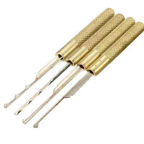 18 Pcs Dimple Lock Pick Tools Combination Set