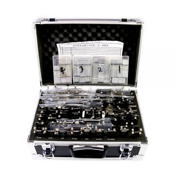 Lishi 2-in-1 Decoder and Pick ÿ 102 Pieces Full Set w/ Storage Case
