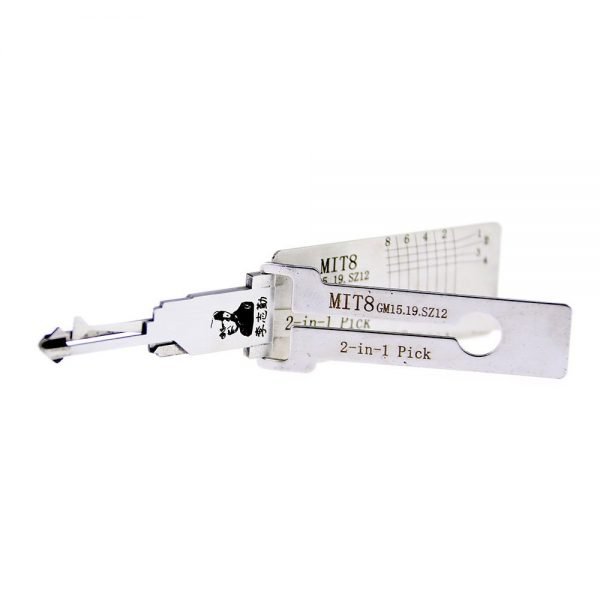 Lishi MIT8 (GM15/GM19/SZ12) 2 in 1 Decoder and Pick