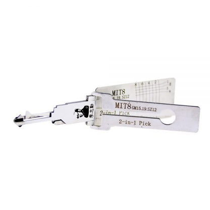 Lishi MIT8 (GM15/GM19/SZ12) 2 in 1 Decoder and Pick
