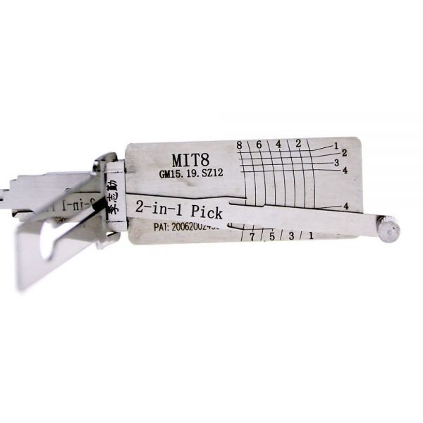 Lishi MIT8 (GM15/GM19/SZ12) 2 in 1 Decoder and Pick