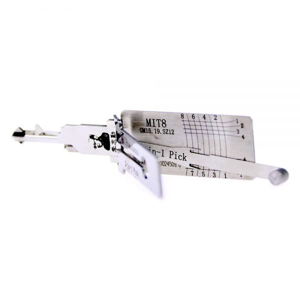 Lishi MIT8 (GM15/GM19/SZ12) 2 in 1 Decoder and Pick