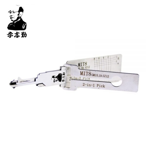 Lishi MIT8 (GM15/GM19/SZ12) 2 in 1 Decoder and Pick