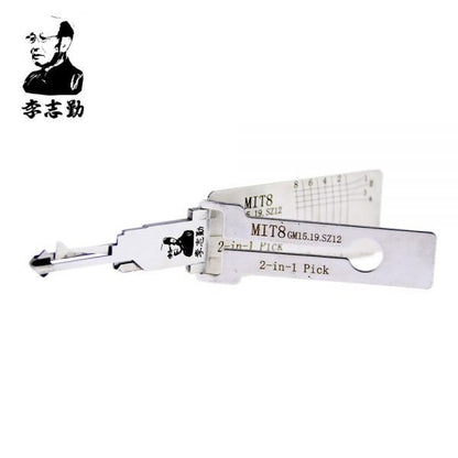 Lishi MIT8 (GM15/GM19/SZ12) 2 in 1 Decoder and Pick