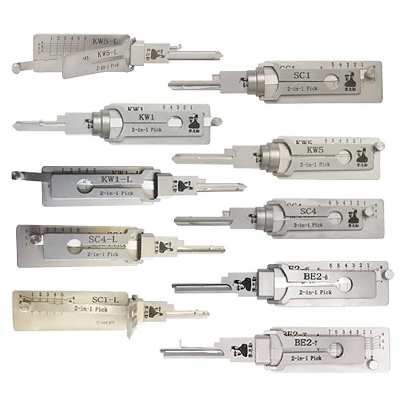 Original Lishi Lock Pick Residential Tools KW1/KW1-L/KW5/KW5-L/SC1/SC1-L/SC4/SC4-L/BE2-6/BE2-7