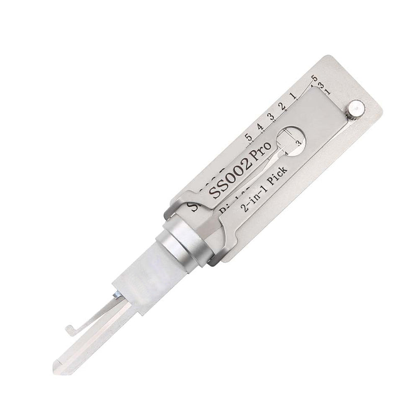 Lishi Style SS002 Pro 2 in 1 Lock Pick Tool and Decoder for S-Groove D ...