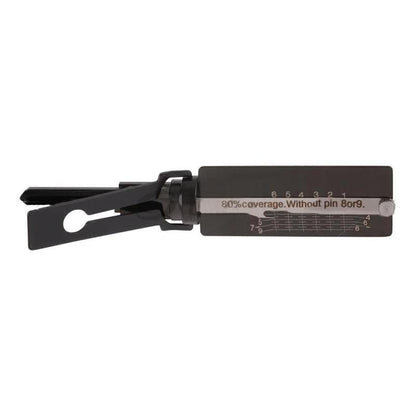 Lishi Style Yale-6B Lock Pick 2-in-1 Pick & Decoder for YALE 6-Pin Euro Lock Cylinder