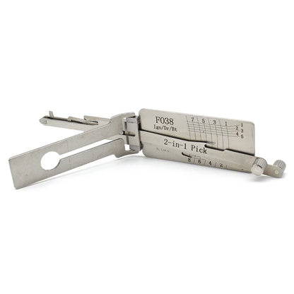 Original Automotive Lishi FO38 Lock Pick 2 in 1 Decoder and Pick - Ford