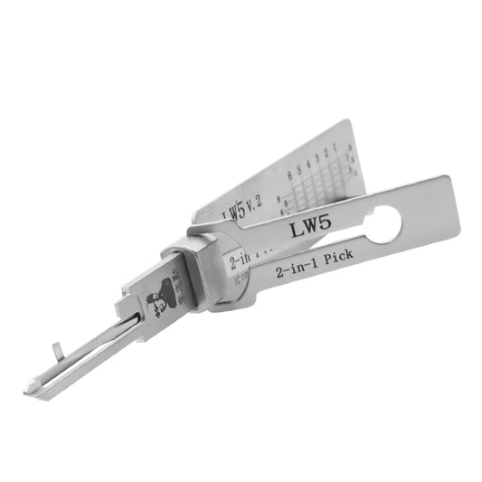 Original Lishi LW5 Lock Pick 2-in-1 Pick & Decoder for Australian Lock