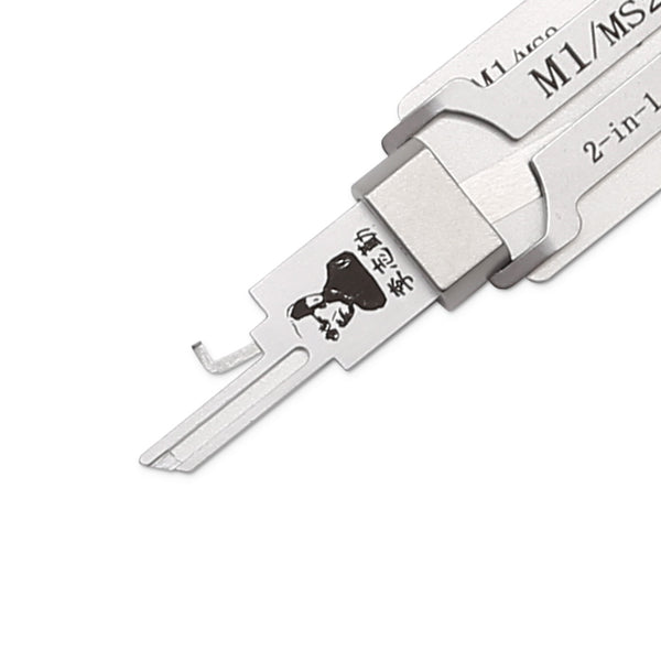 Original Lishi M1/MS2 Lock Pick 2-in-1 Pick & Decoder for Master Lock ...