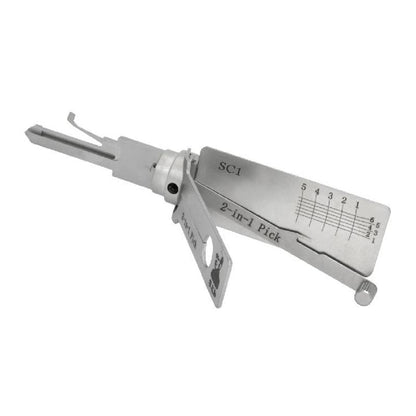 Original Lishi SC1 Lock Pick 2 in 1 Pick for 5-Pin Schlage Keyway