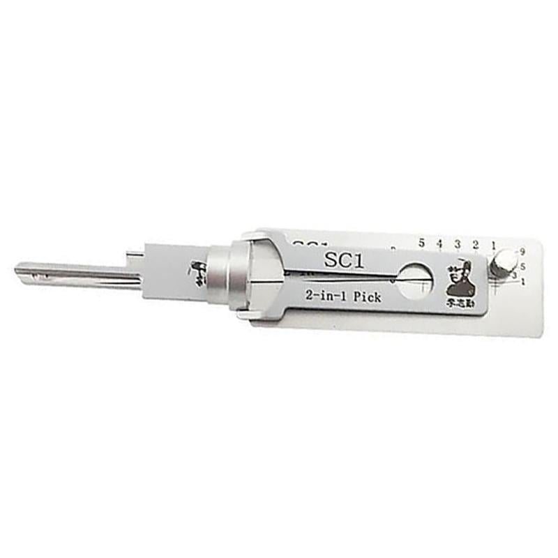 Original Lishi SC1 Lock Pick 2 in 1 Pick for 5-Pin Schlage Keyway