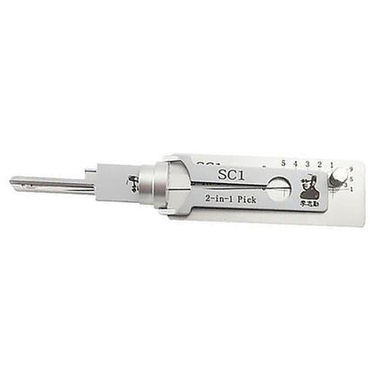 Original Lishi SC1 Lock Pick 2 in 1 Pick for 5-Pin Schlage Keyway