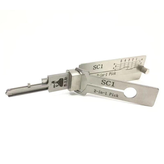 Original Lishi SC1 Lock Pick 2 in 1 Pick for 5-Pin Schlage Keyway