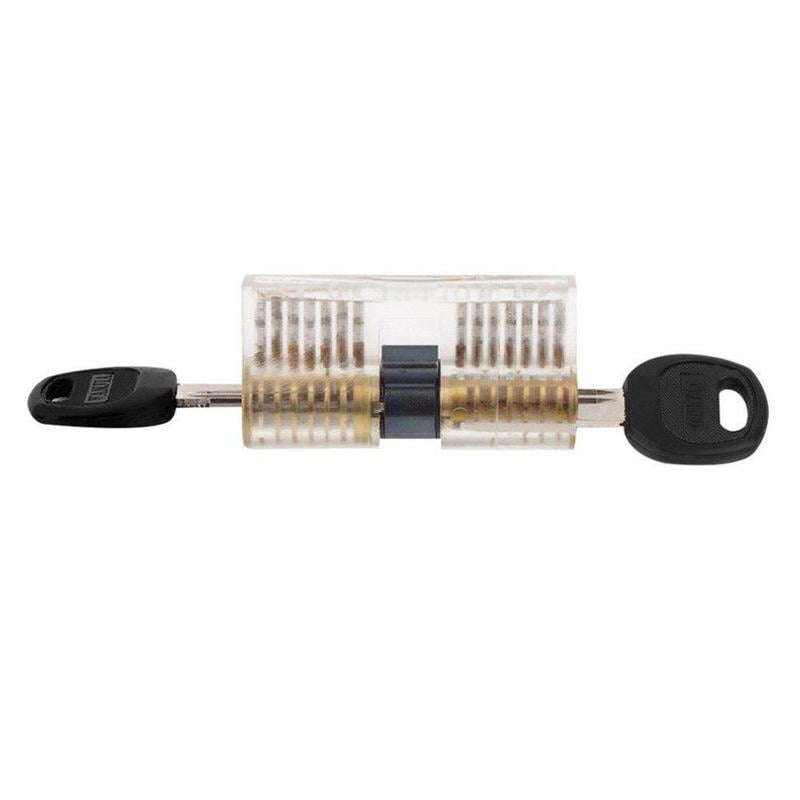 7 Pin Transparent Dimple Practice Cylinder Lock
