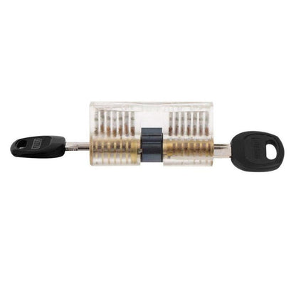 7 Pin Transparent Dimple Practice Cylinder Lock