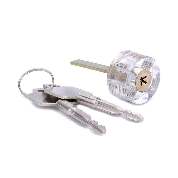 Cruciform Cross Transparent Practice Lock – Handmadeprom.com