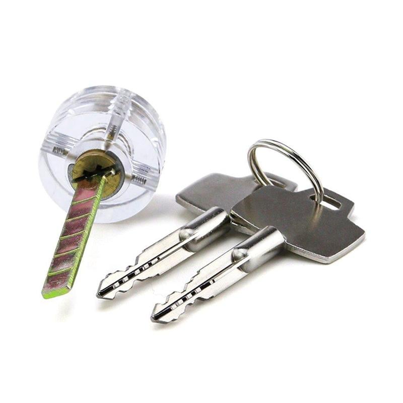 Cruciform Cross Transparent Practice Lock – Handmadeprom.com