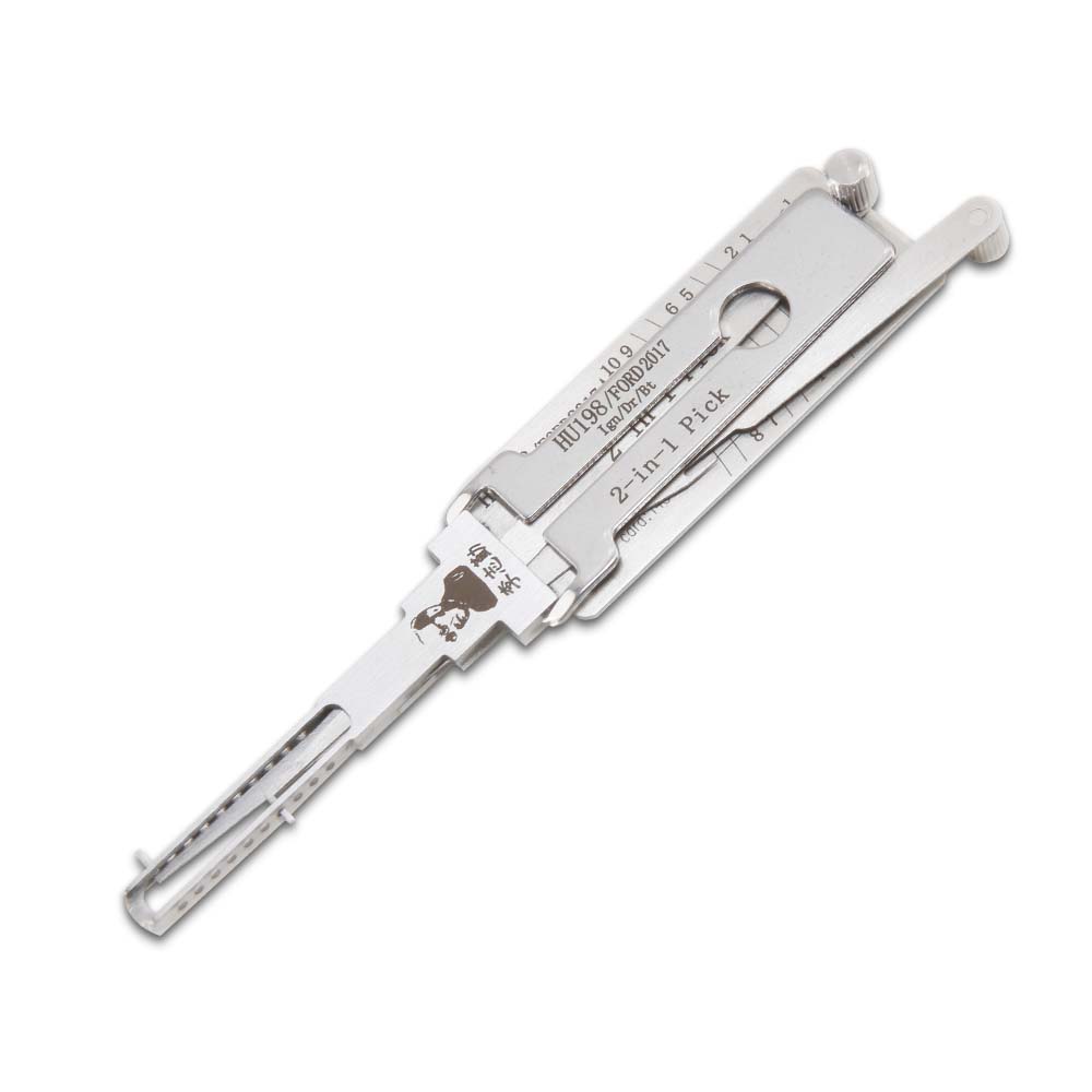Lishi Ford 2017 HU198 2 in 1 Decoder and Pick for Ford